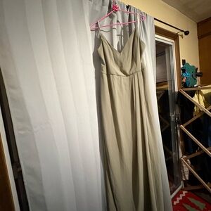 Elegant Green bridesmaids dress